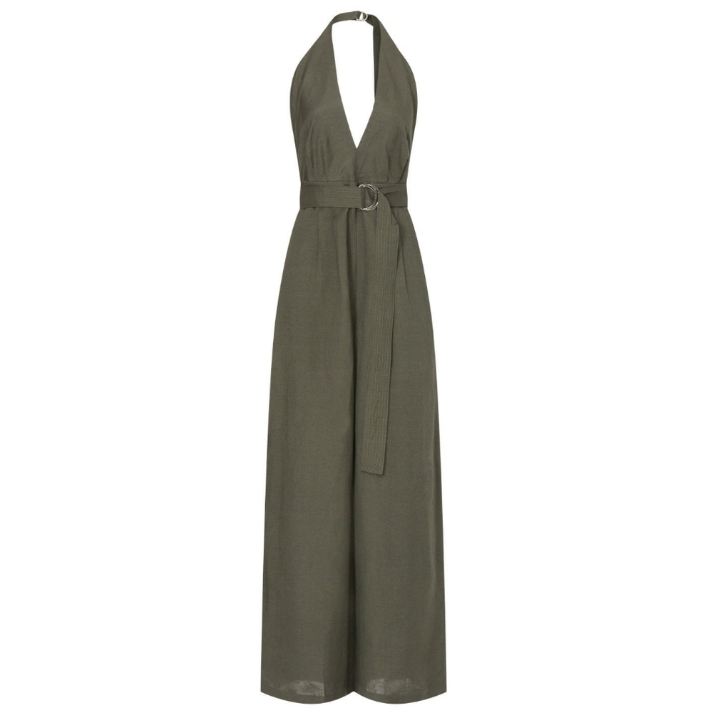 ADAM LIPPES | $410 Sage Halter Jumpsuit - Picture 5 of 6